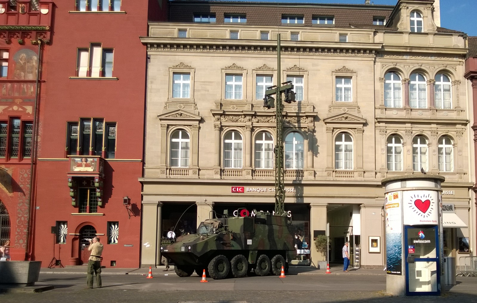 Military Vehicle on Marktplatz