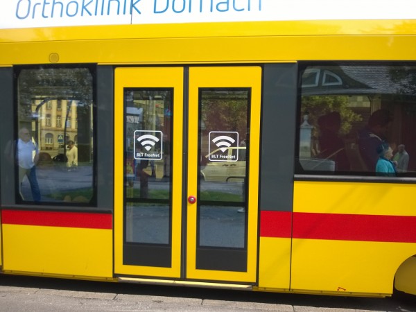 BLT Tram with free Wi-Fi inside